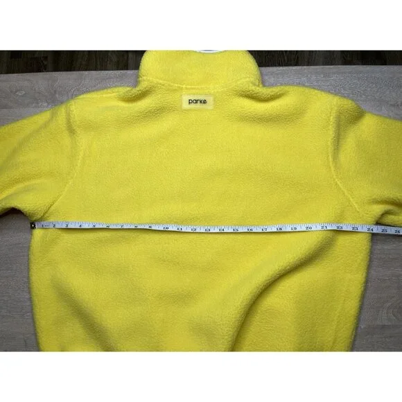 Parke Boat Fleece in Bright Yellow Size S/M - Picture 4 of 7